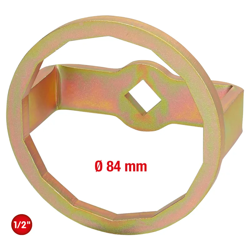 Billigare 1/2" Oljefilternyckel Ø 84 mm / 14 områden