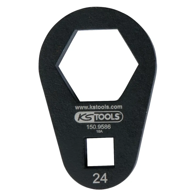 3/8" insticksringnyckel extra platt. 24 mm Lågt pris