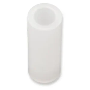 Distans M2 10mm plast vit - 25-pack Lågt pris