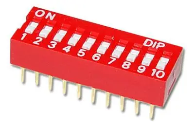 Populär DIP switch 10-pol