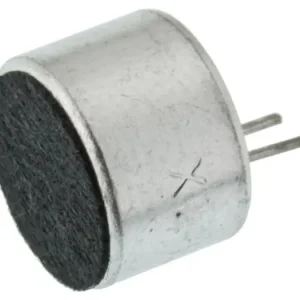 Electret mikrofon &oslash;9.7 x 6.7mm Snabb leverans