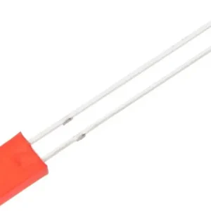 LED flat 2x5mm röd 1500mcd Fri frakt