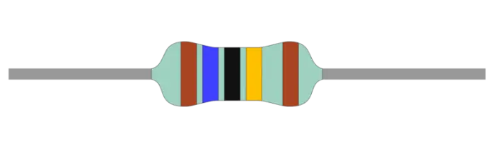 Motstånd metallfilm 0.6W 1% 16ohm (16R) Expressleverans
