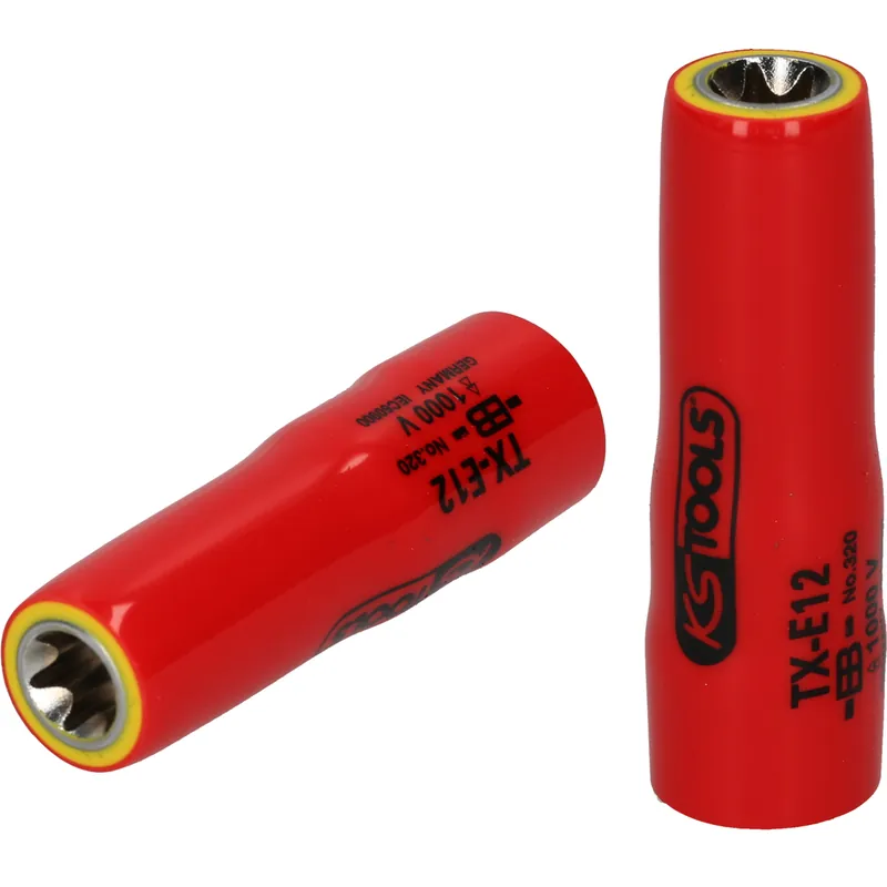 3/8" Torxhylsa med skyddsisolering. E11. lång Fri frakt