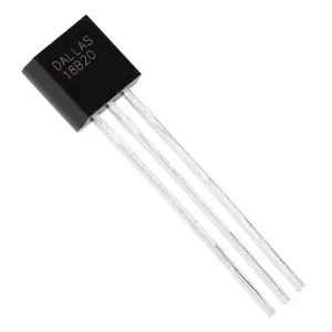 Handla nu DS18B20+ TO-92 Temperaturgivare