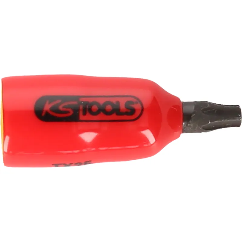 1/4" bithylsa med skyddsisolering till Torx-skruvar. T20 Trygg betalning