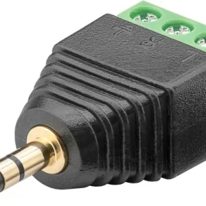 3.5mm hane 3-pol skruvplint Snabb leverans