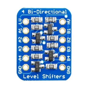Sänkt pris Nivåomvandlare 4 kanaler dubbelriktad 3.3V -- 5V I2C-stöd