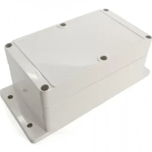 Apparatlåda 74x158x90mm IP65 med fläns grå Outlet