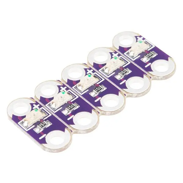 Handla nu LilyPad LED gul 5-pack