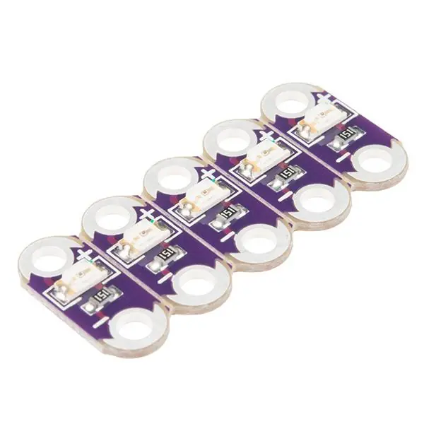Billigare LilyPad LED röd 5-pack