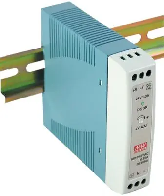 Fri frakt Switchat nätaggregat 24V 0.42A 10W DIN-skena MDR-10-24