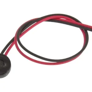 Electret mikrofon &oslash;4.4mm med sladdar Billig