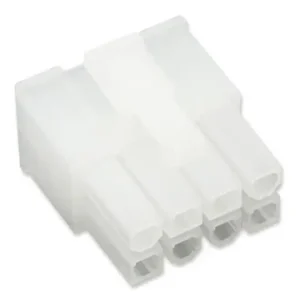 Kontakthus Mini-Fit Jr hona 2x4p EPS12V 8-pin Outlet