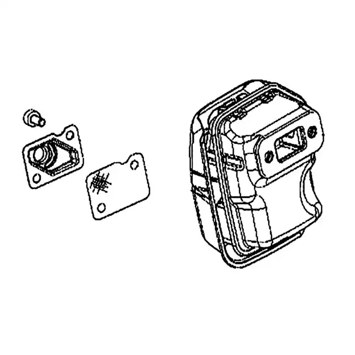 Snabb frakt Ljuddämpare Komplett
