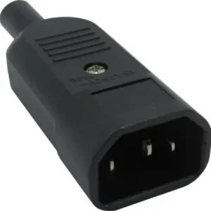 Apparatkontakt C14 10A 250VAC Endast denna vecka