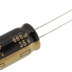 Fri frakt Elektrolytkondensator 680uF 35V 105C &oslash;12.5x20mm