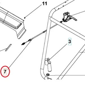 Clutch Cable Lg1250 Fri frakt