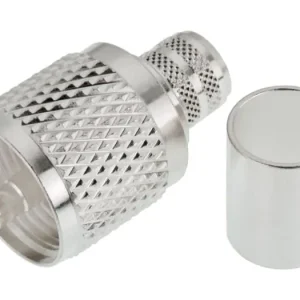 Endast idag PL259 UHF hane crimp för RG213/LMR400 silver