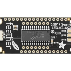 Rabatter 4-Digit 7-Segment LED Matrix Display FeatherWing