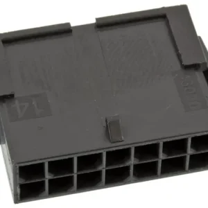 Kontakthus Micro-Fit hane 2x7p 3mm Fri frakt