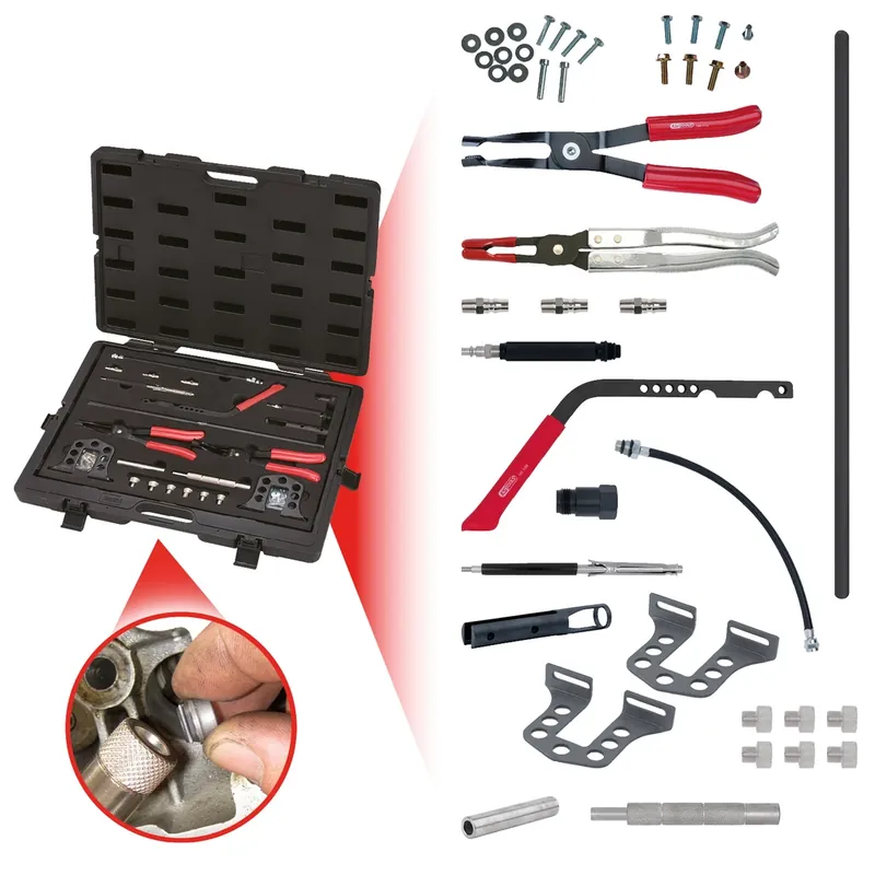 Ventil-monterings-och demonteringsverktygssats. 44-delar Erbjudandepris