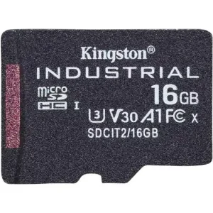 Minneskort microSDHC 16GB Industrial grade Kingston Snabb leverans