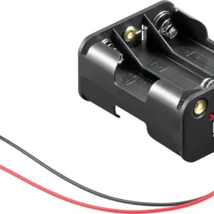 Batterihållare 6x AA kabelanslutning Extra rabatt