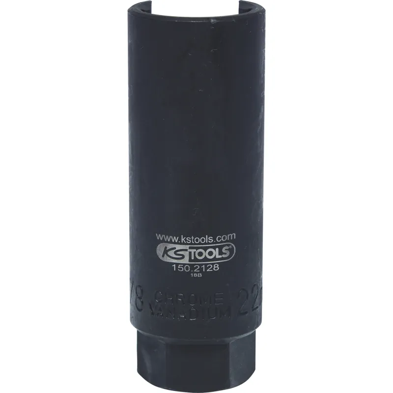 3/8'' Lambdasondhylsa djup. slitsad. 22mm Rabatt