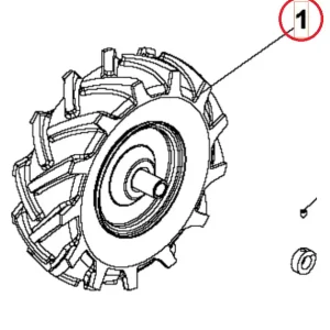 Fynd Right Wheel 3,50X6