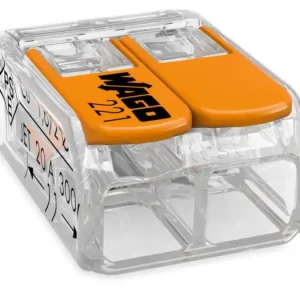 Köp nu Skarvklämma 2-pos 0.2 - 4mm2 Wago 221