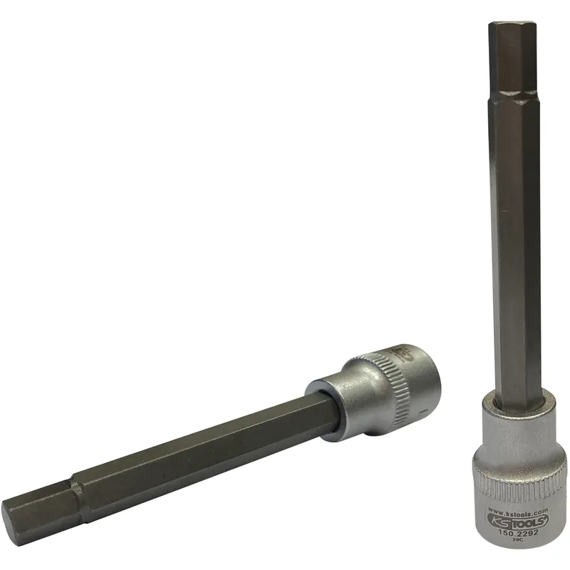 3/8" Bit-hylsa för insex-skruvar på bromsok. 7 mm. 92 mm lång Populärt val