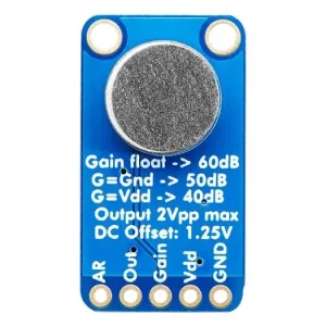 Trygg betalning Elektretmikrofon med förstärkare och AGC