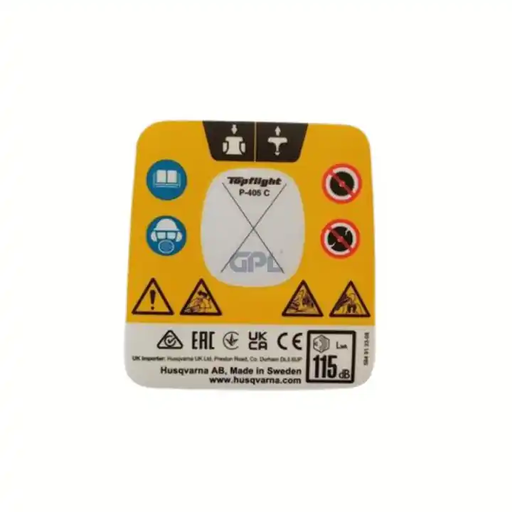 Decal Warning Lägg i varukorgen