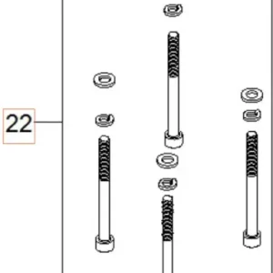 Erbjudandepris Screw M6X70 Din 912 4Pcs
