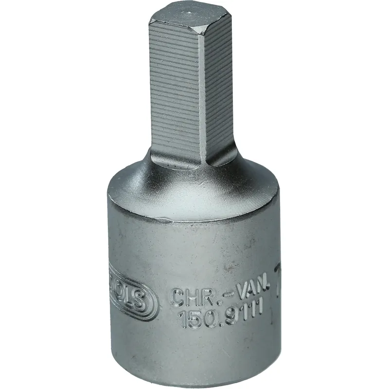 3/8" oljeservice-bit-hylsa för innerfyrkantsskruvar. 7 mm risnedsättning