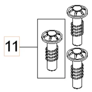 Piston Ceramic Rep,Kit Outlet