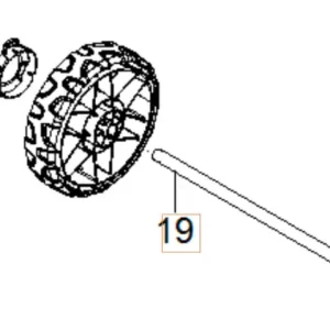 Nedsatt pris Wheel Axle