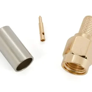 Begränsat antal SMA hane RG-58 crimp Max Gain