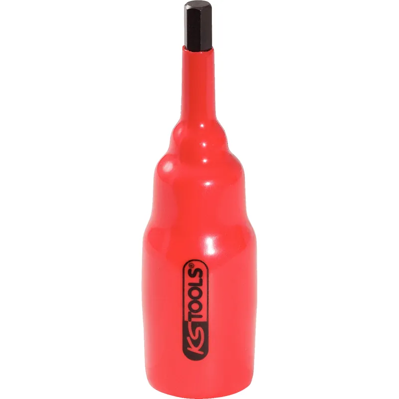 1/2" bit-hylsa med skyddsisolering till insexkantskruvar. 4mm. 95mm lång Outlet