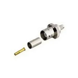 Nyhet BNC hona crimp RG58 silver/teflon