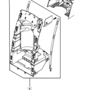 Rabatt Chassis Back Dark Grey