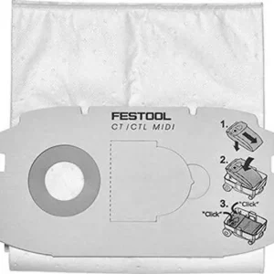 Snabb frakt Festool Dammpåse CTL MIDI 5-Pack