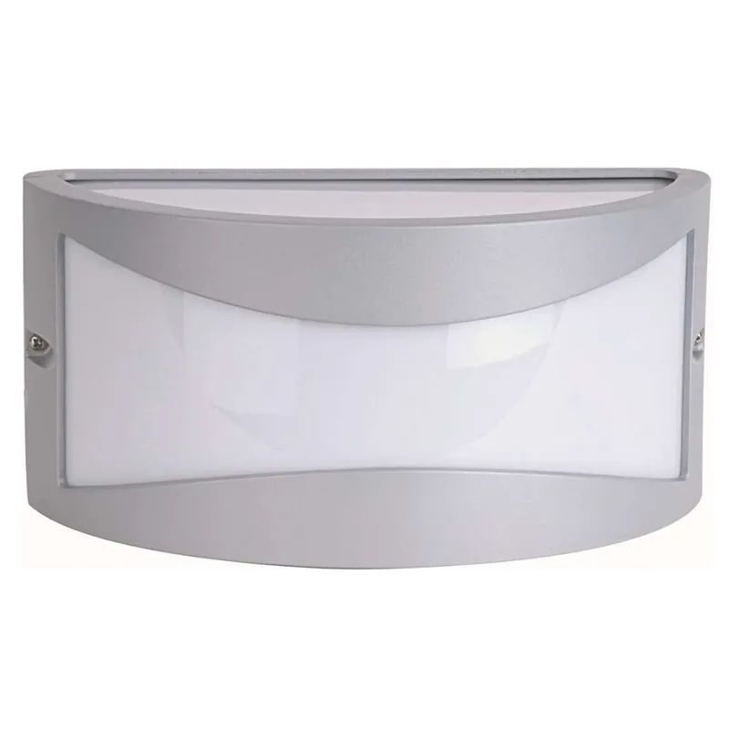 Fasadarmatur Glasgow, Silver, Kupa Opal, E27, IP44, Malmbergs 7717010 Fri frakt