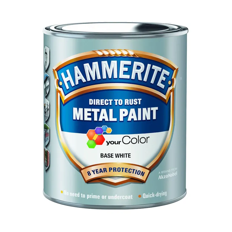 Metallfärg G80 Vit 1L, Hammerite Kampanjpris