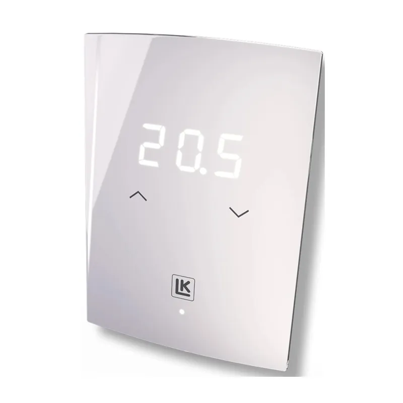 Populär LK Rumstermostat S2 Normalt Stängt 24V AC IP30 Vit/Isgrå