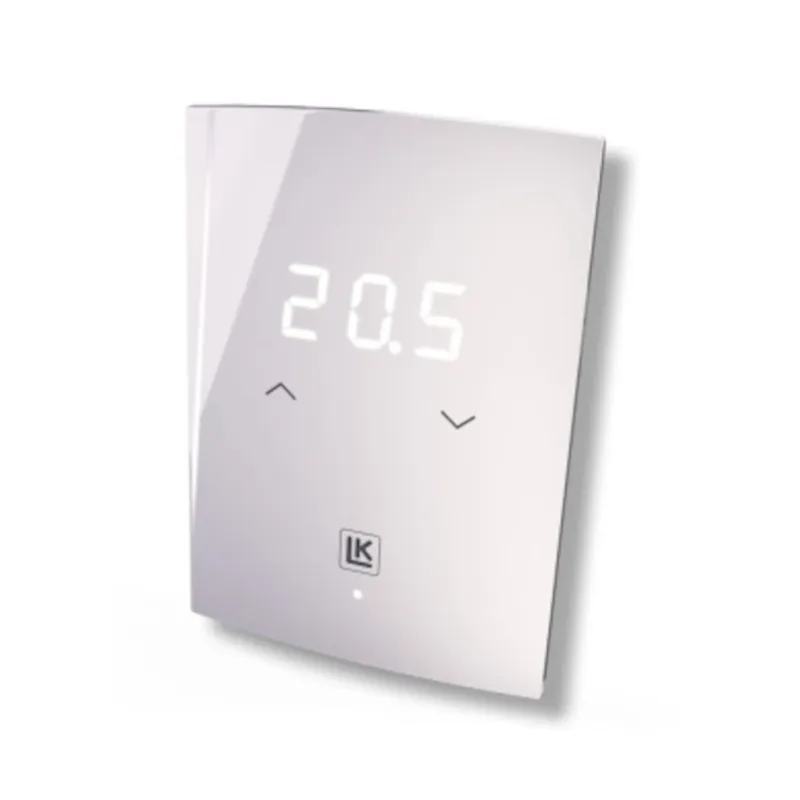 LK Rumstermostat S2 Strömlöst Öppen 24V AC IP30 Vit/Isgrå Kampanj
