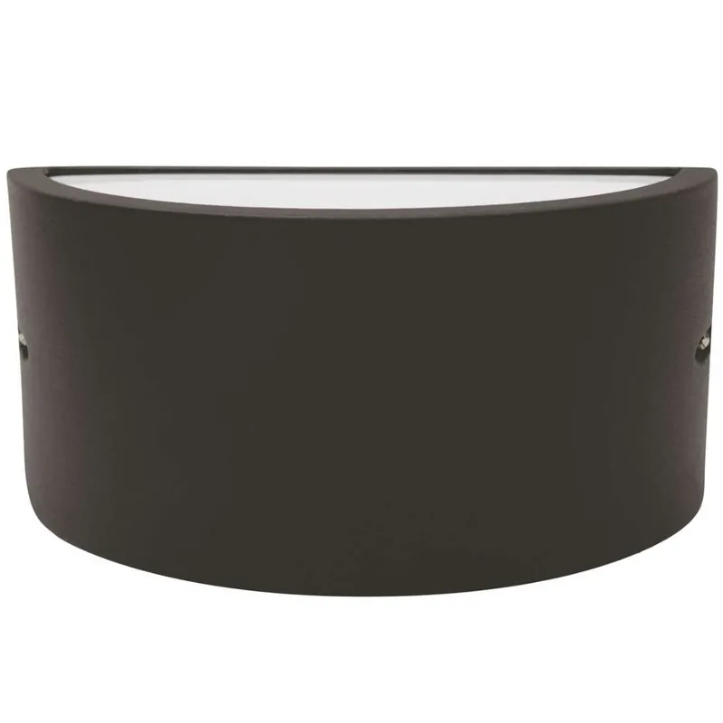 Billigare Fasadarmatur Nottingham, Svart, Opal, E27, IP44, Malmbergs 7717013