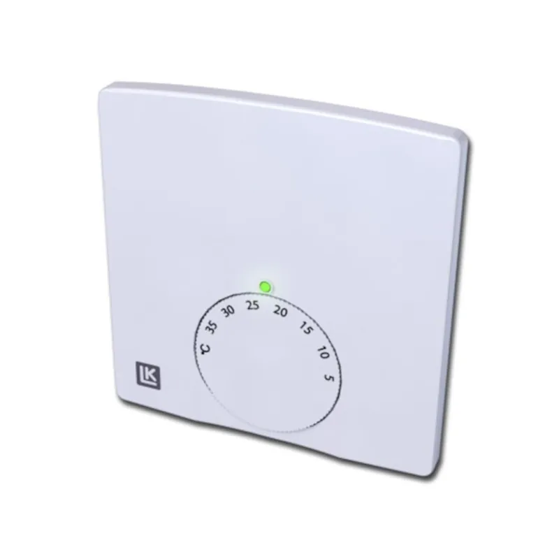 LK Rumstermostat S1 EXT (NO) 24V AC IP30 Vit Endast idag