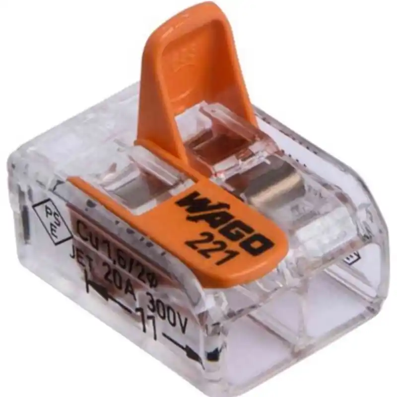 Kopplingsklämma, Wago 221, 2X0,8-2,5 KVM Beställ idag